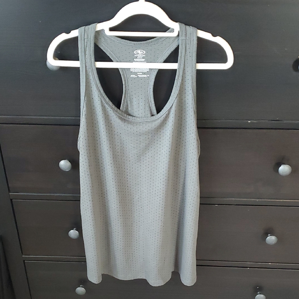 Olive Green Athletic Tank Top